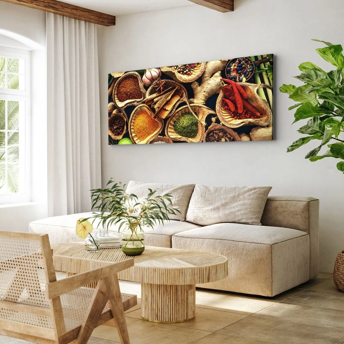 Bild auf Leinwand - Leinwandbild - Nimm was du willst - 90x30 cm