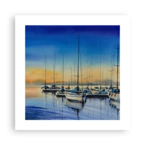 Poster - Ende eines guten Tages - 40x40 cm