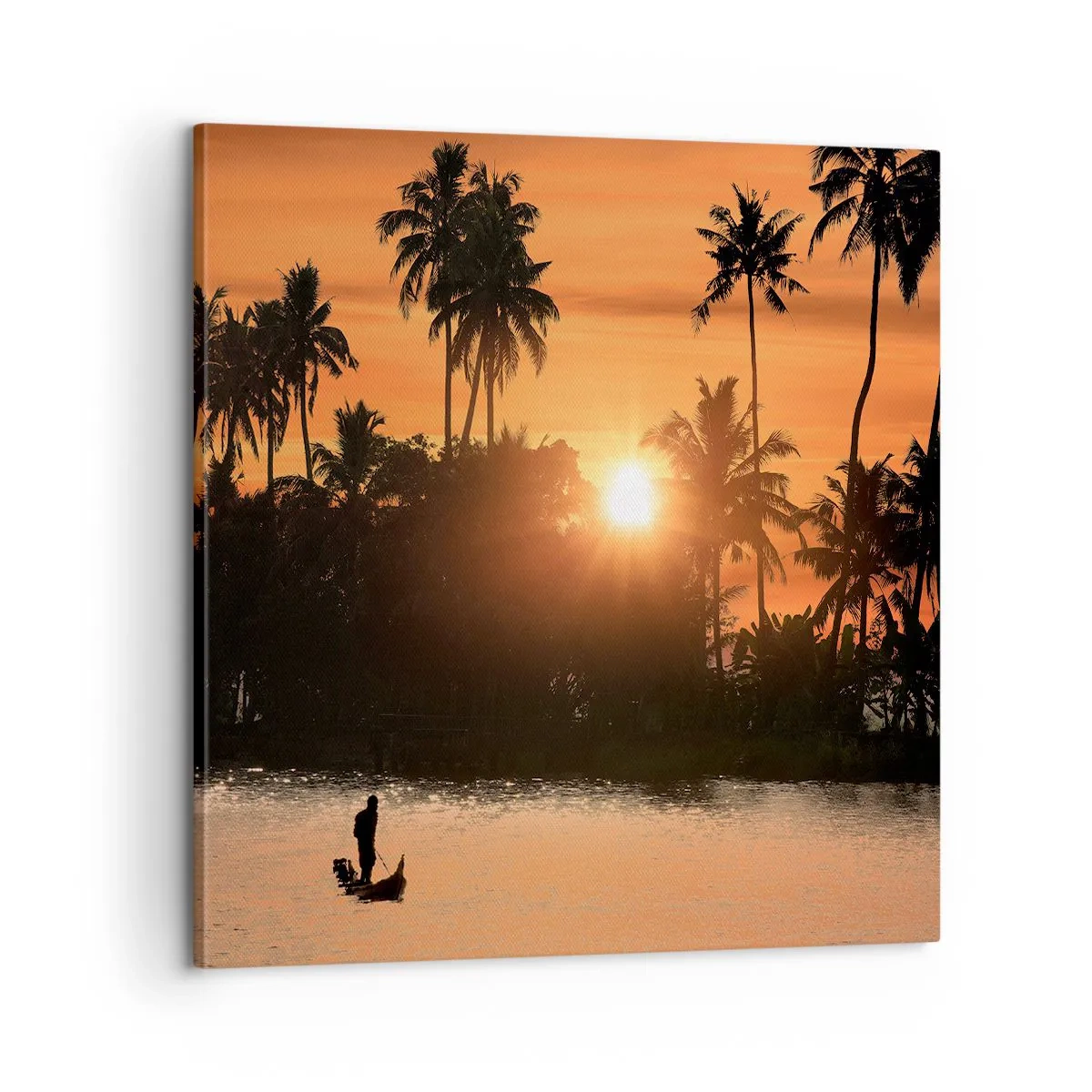 Bild auf Leinwand - Leinwandbild - Zeit zum Entspannen - 60x60 cm