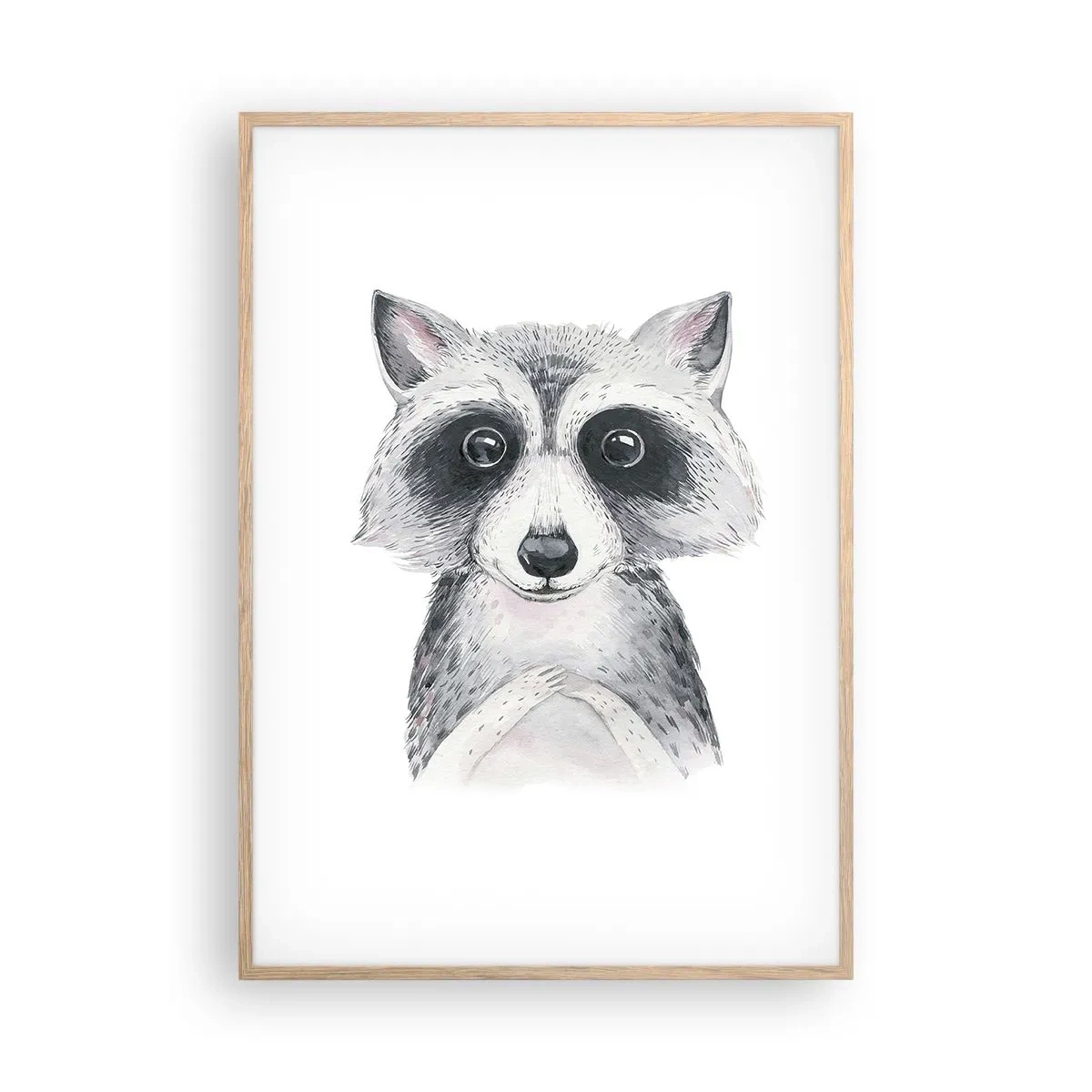 Poster in einem Rahmen aus heller Eiche - Ein Moment zum Bewegen - 70x100 cm