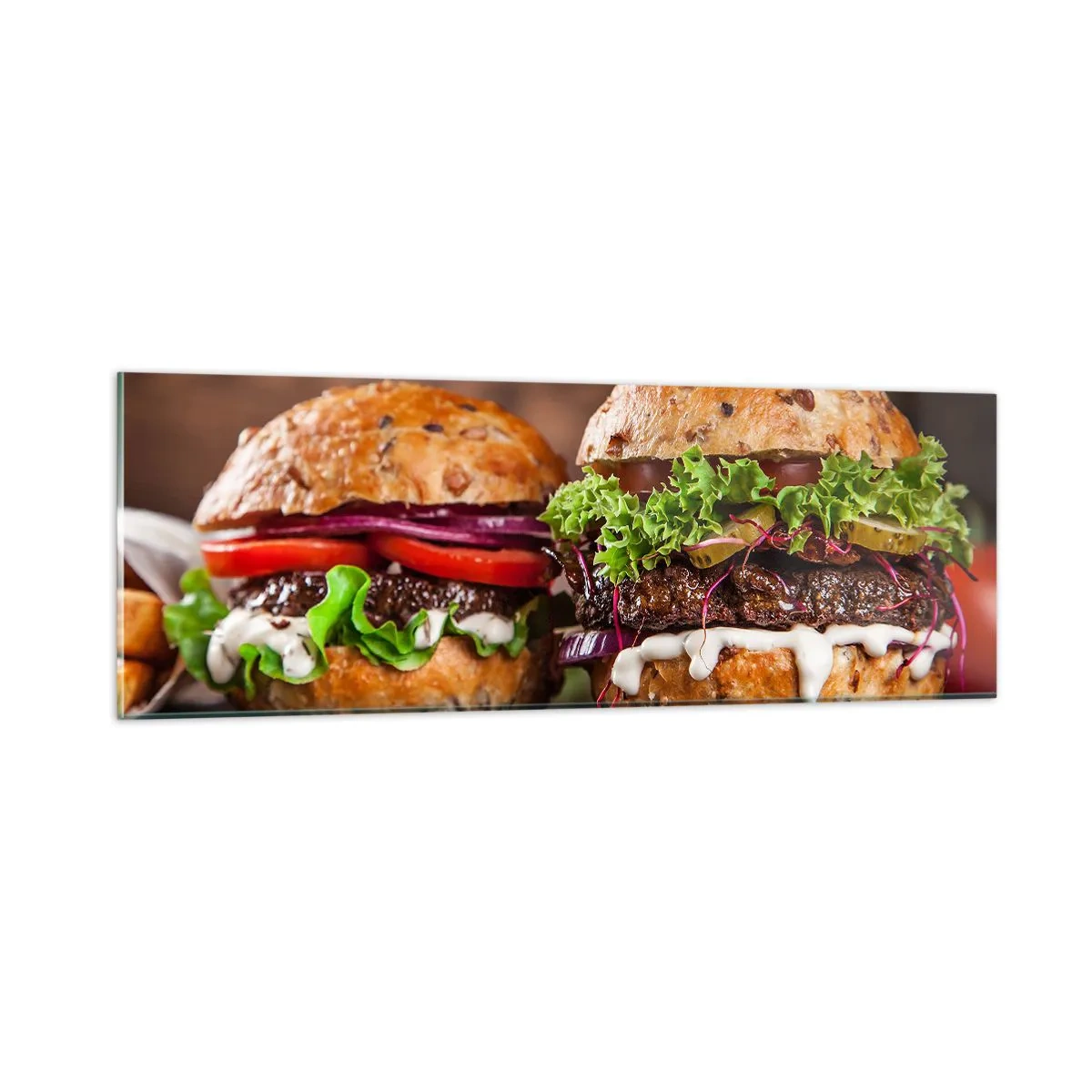 Glasbild - Bild auf glas - Amerikanischer Traum - 90x30 cm