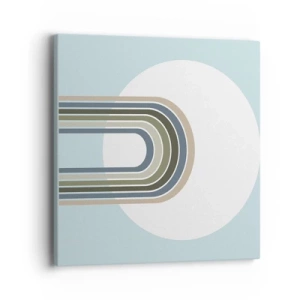 Bild auf Leinwand - Leinwandbild - Unwiderstehliche Anziehungskraft - 40x40 cm