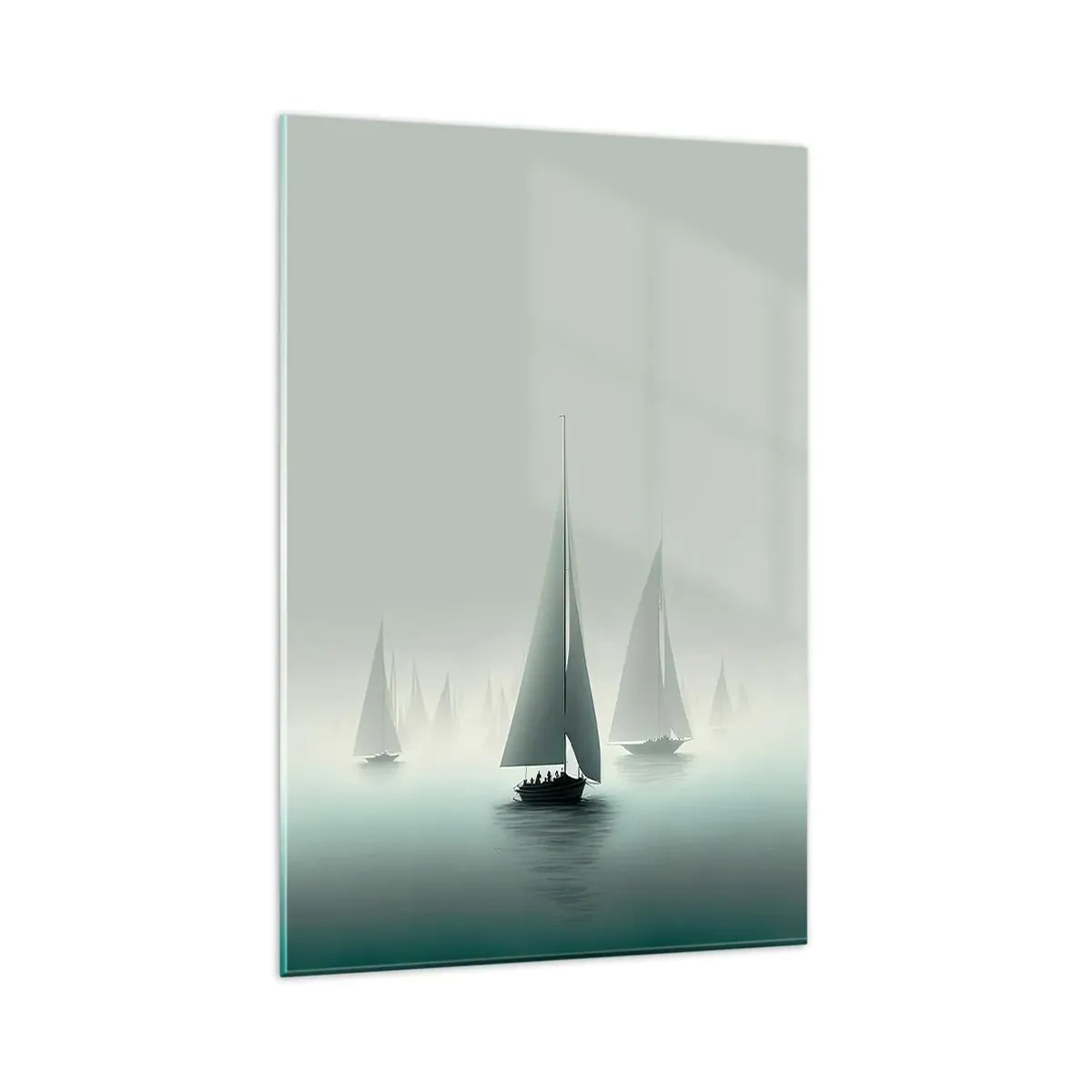 Glasbild - Bild auf glas - Aus Nebel - 80x120 cm