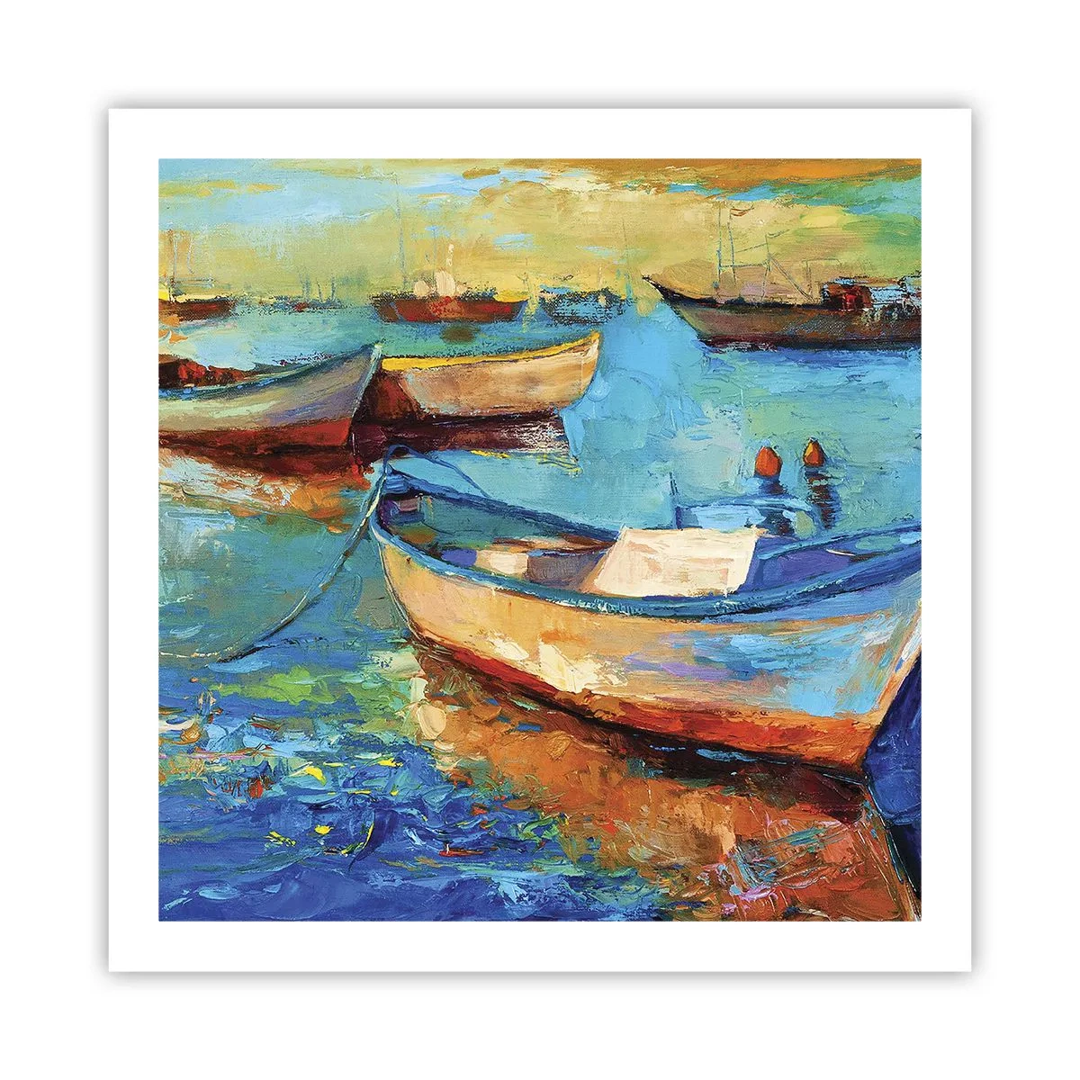 Poster - In der südlichen Bucht - 60x60 cm