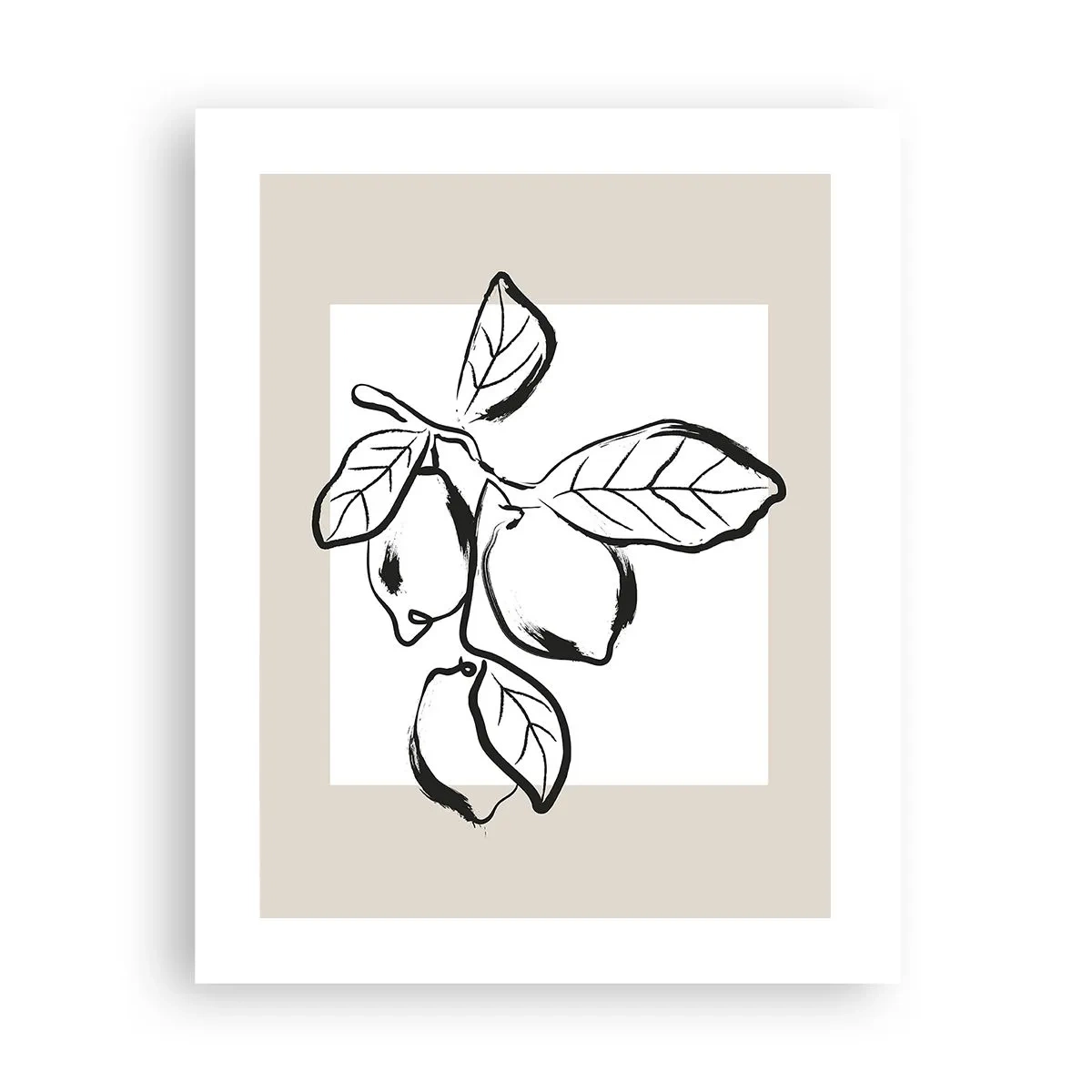 Poster - Dort, wo Zitronen reifen… - 40x50 cm