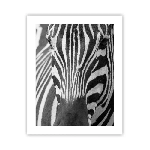 Poster - Die Welt ist schwarz und weiß - 40x50 cm