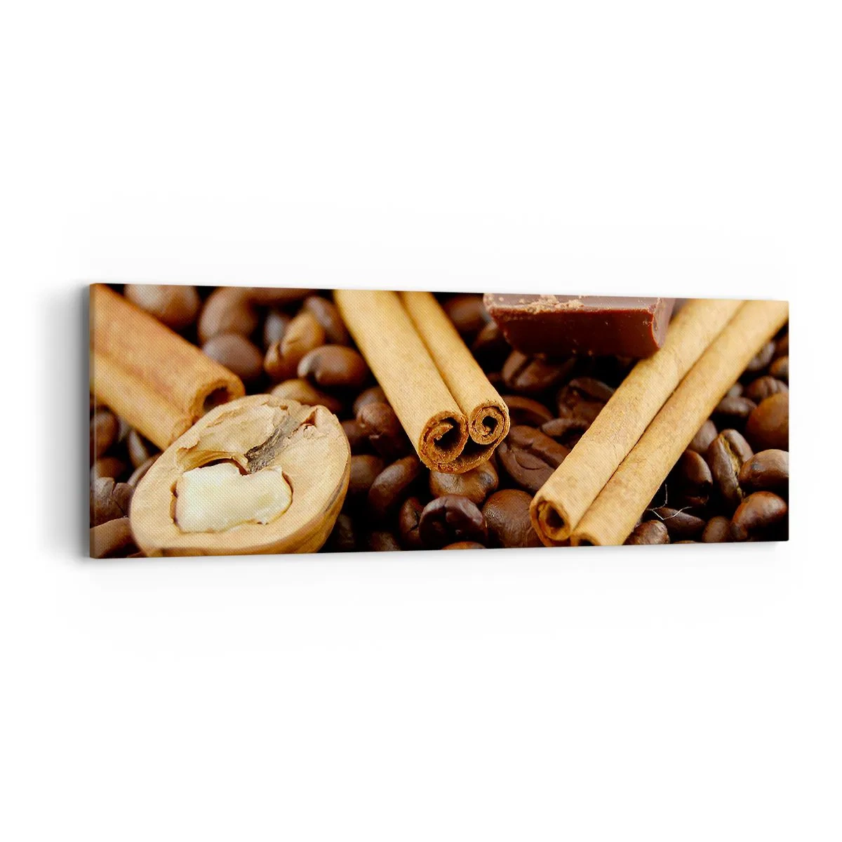 Bild auf Leinwand - Leinwandbild - Konzert der Aromen - 90x30 cm