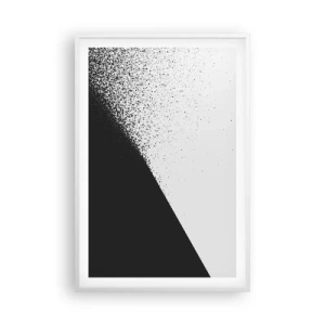 Poster in einem weißen Rahmen - Immer schneller, immer mehr - 61x91 cm