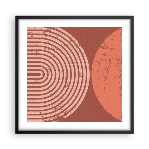 Poster in einem schwarzem Rahmen - Enge Beziehung - 50x50 cm