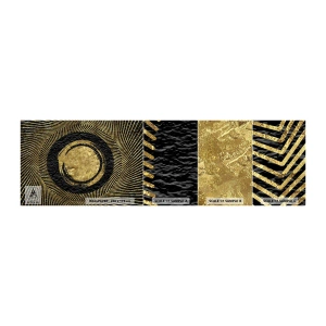 Fototapeten Muster Selbstklebend Deluxe Sticker - Glamour-Komposition - Art Deco, Modern, Glanz - 100x30 cm
