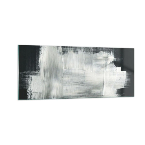 Glasbild - Bild auf glas - Vertikal und horizontal gewebt - 100x40 cm
