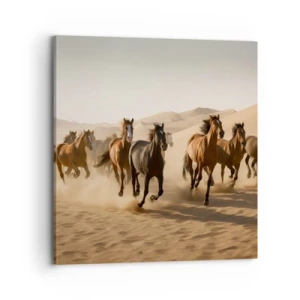 Bild auf Leinwand - Leinwandbild - Frei wie der Wind - 70x70 cm