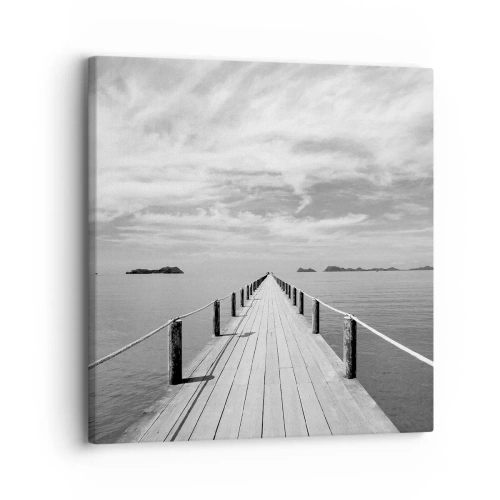 Bild auf Leinwand - Leinwandbild - Oder vielleicht eine Reise ... - 30x30 cm