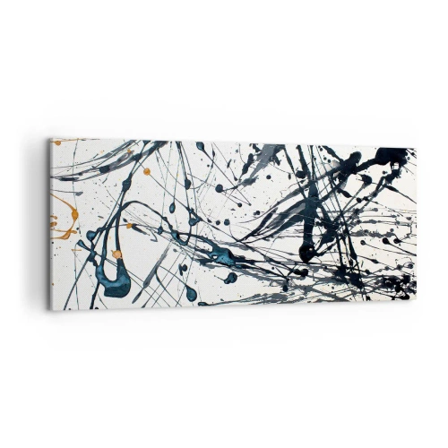 Bild auf Leinwand - Leinwandbild - Expressionistische Abstraktion - 100x40 cm