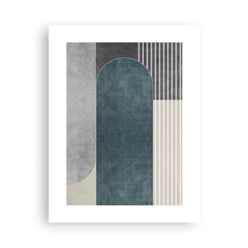 Poster - Komposition auf der Ebene - 30x40 cm