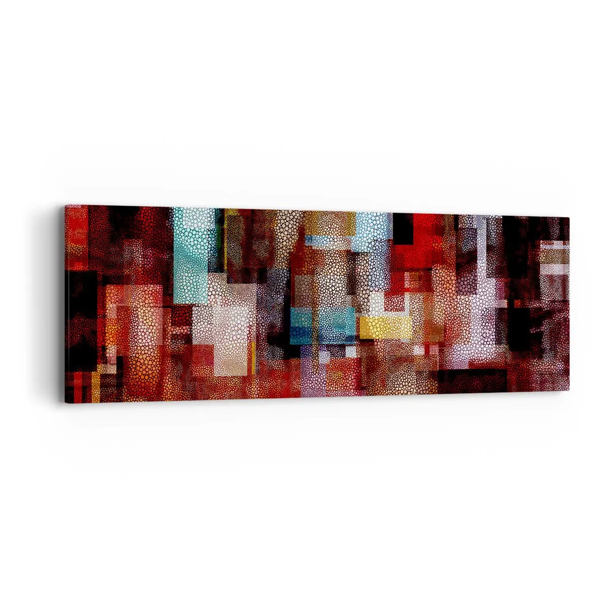Bild auf Leinwand - Leinwandbild - Verwirrung mit Verwirrung - 90x30 cm