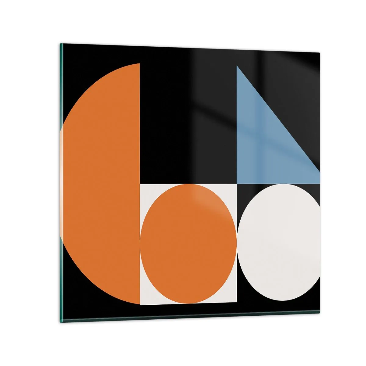 Glasbild - Bild auf glas - Bebilderte Anordnung - 40x40 cm