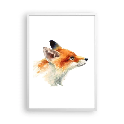 Poster in einem weißen Rahmen - Man kann nie vorsichtig genug sein - 50x70 cm