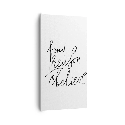 Bild auf Leinwand - Leinwandbild - Es ist möglich - 65x120 cm