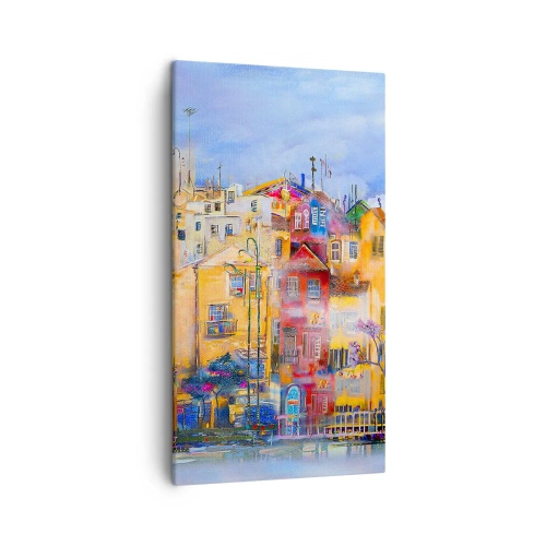 Bild auf Leinwand - Leinwandbild - Wir sind zusammen - 45x80 cm