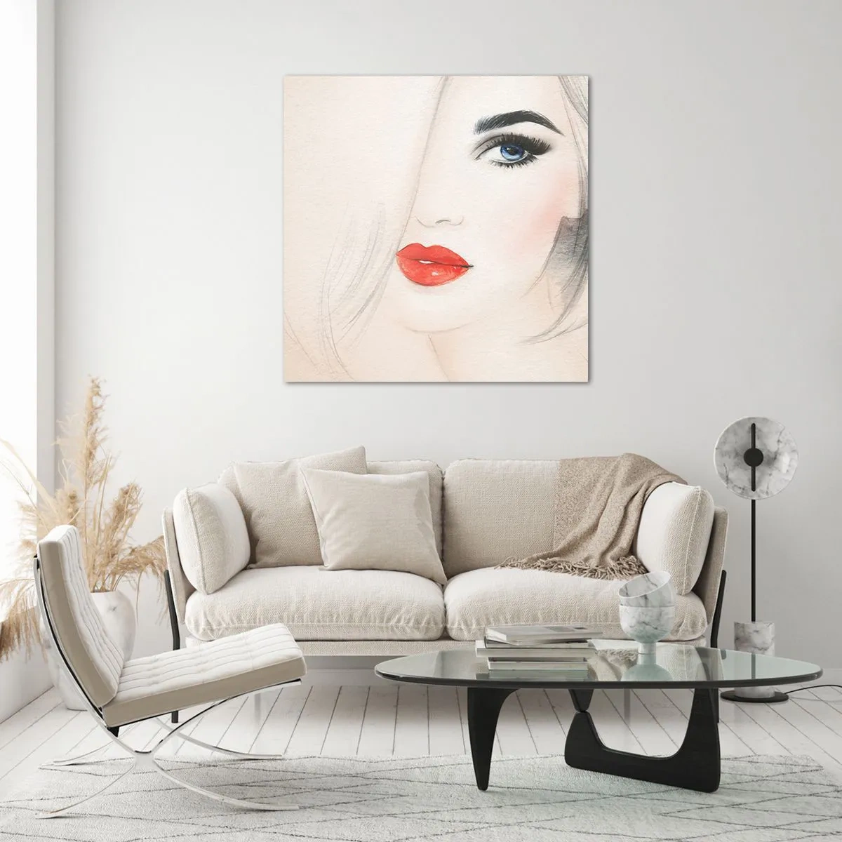 Glasbild - Bild auf glas - Es hypnotisiert und berauscht - 70x70 cm