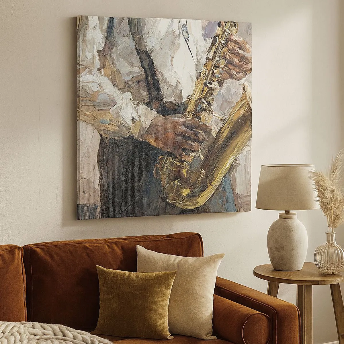 Bild auf Leinwand - Leinwandbild - Zeit fürs Solo - 30x30 cm