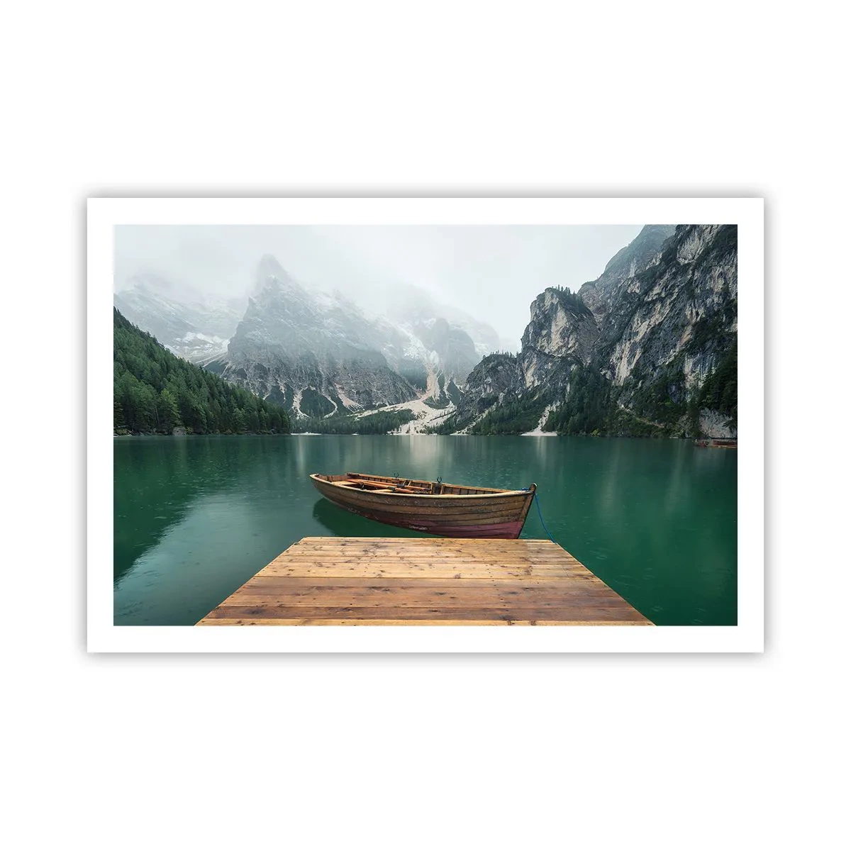Poster - Und die stolzen Felsen der Stirn - 91x61 cm