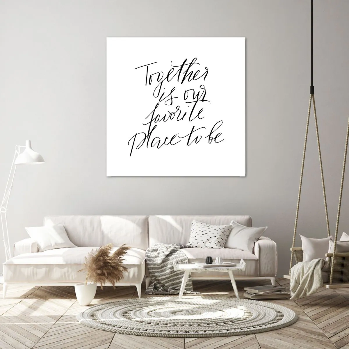 Bild auf Leinwand - Leinwandbild - Fühlst du das auch? - 30x30 cm