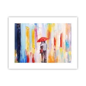 Poster - Lass es weiter regnen - 40x30 cm