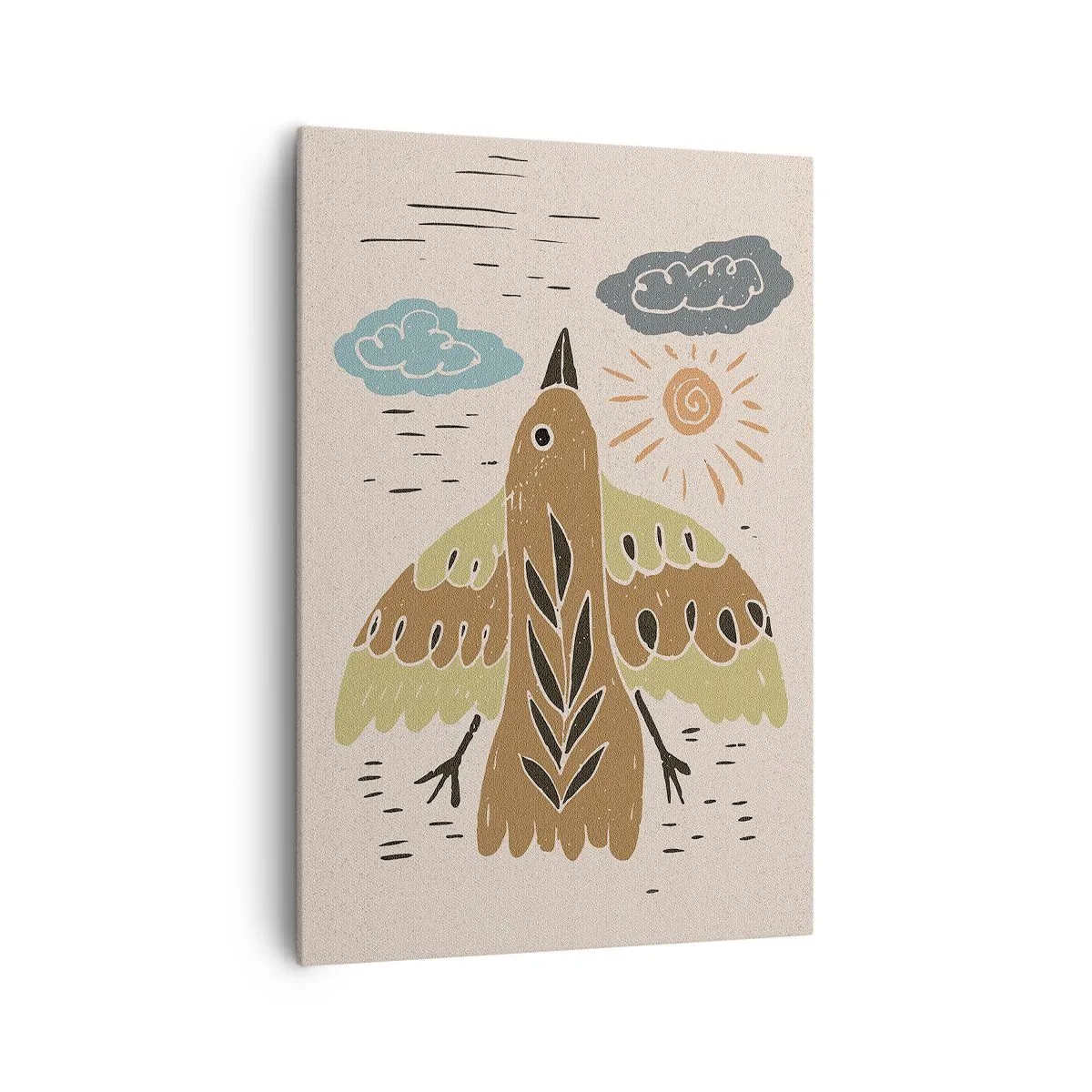 Bild auf Leinwand - Leinwandbild - Guten Flug - 70x100 cm