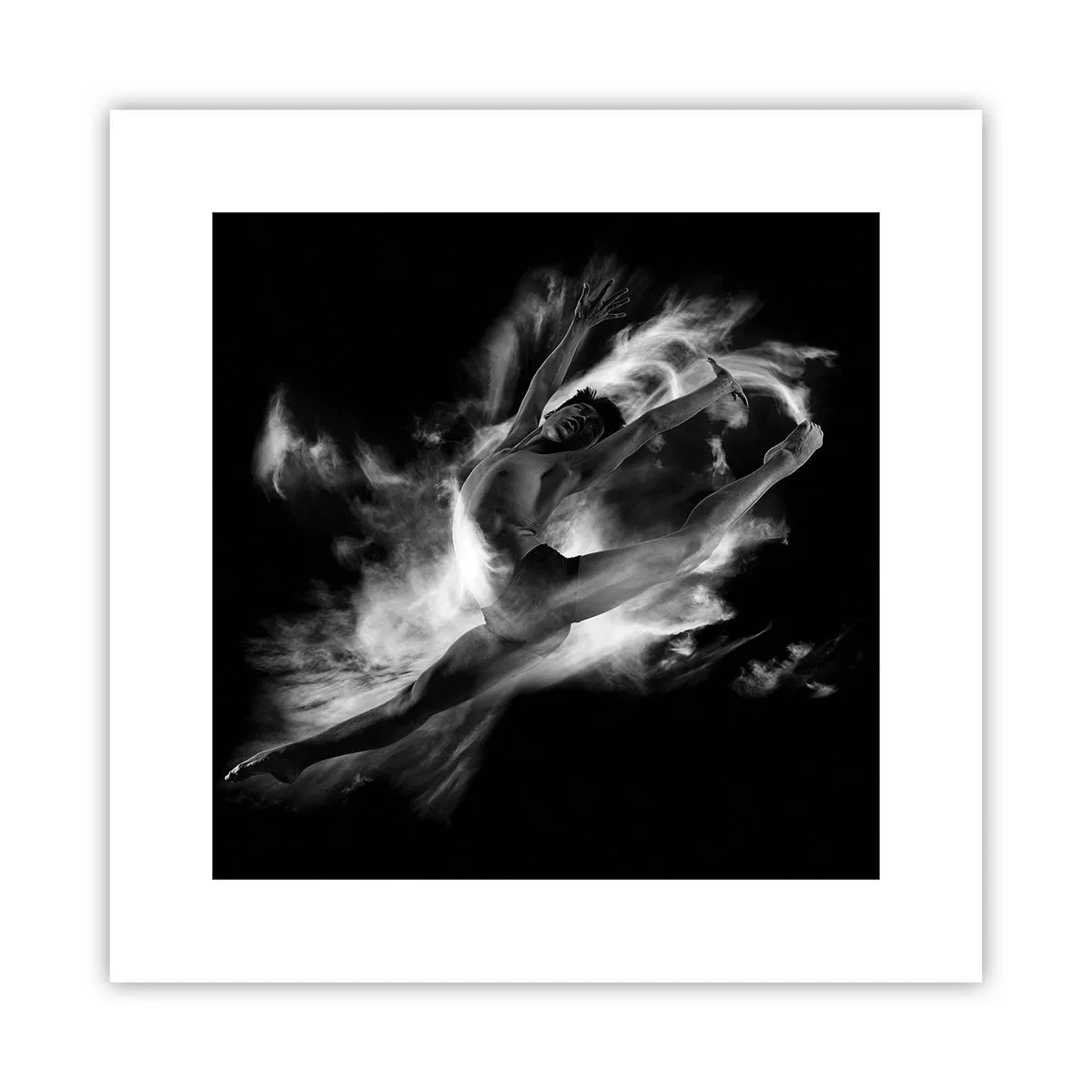 Poster - Im Flug hängen geblieben - 30x30 cm