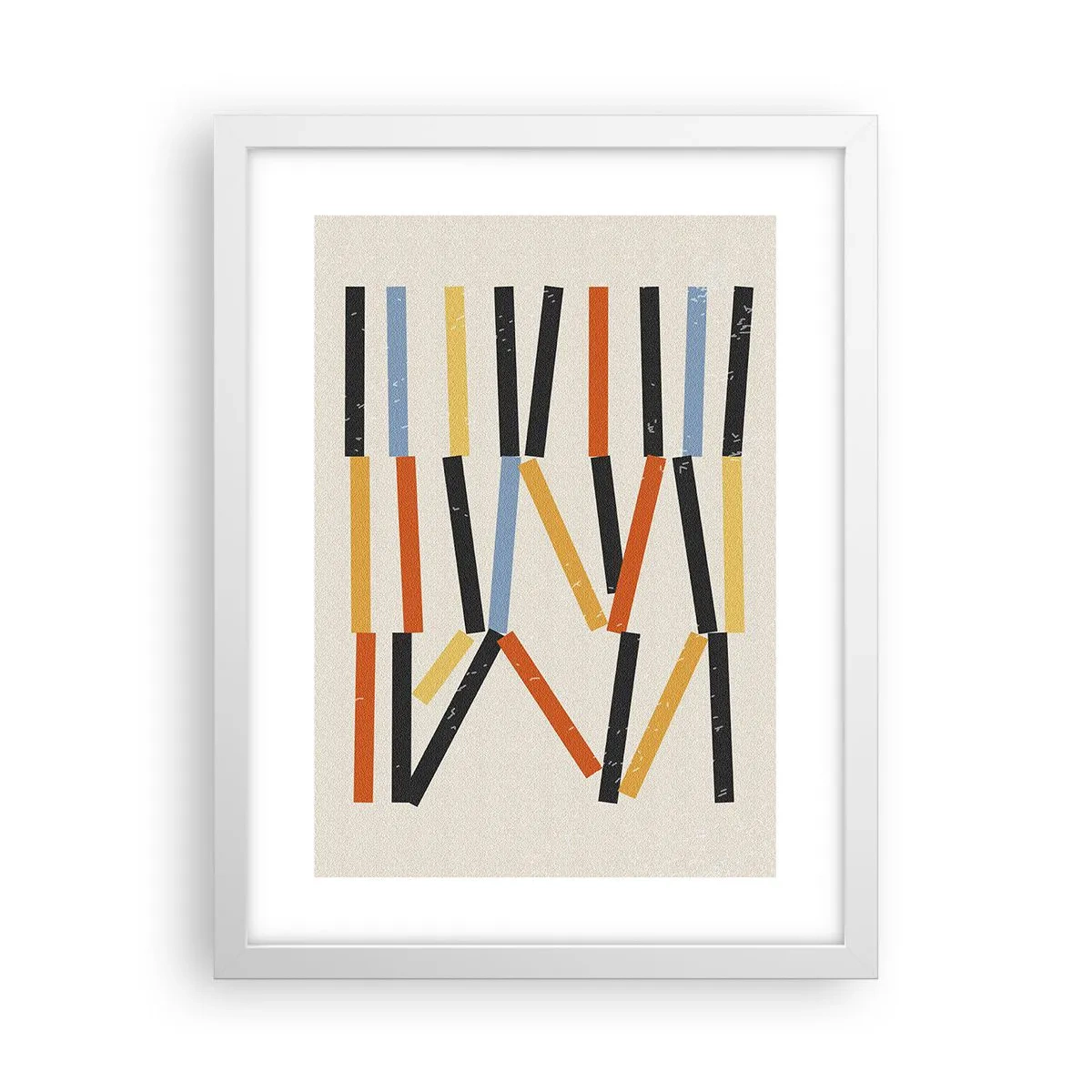 Poster in einem weißen Rahmen - Komposition auf der Ebene - 30x40 cm