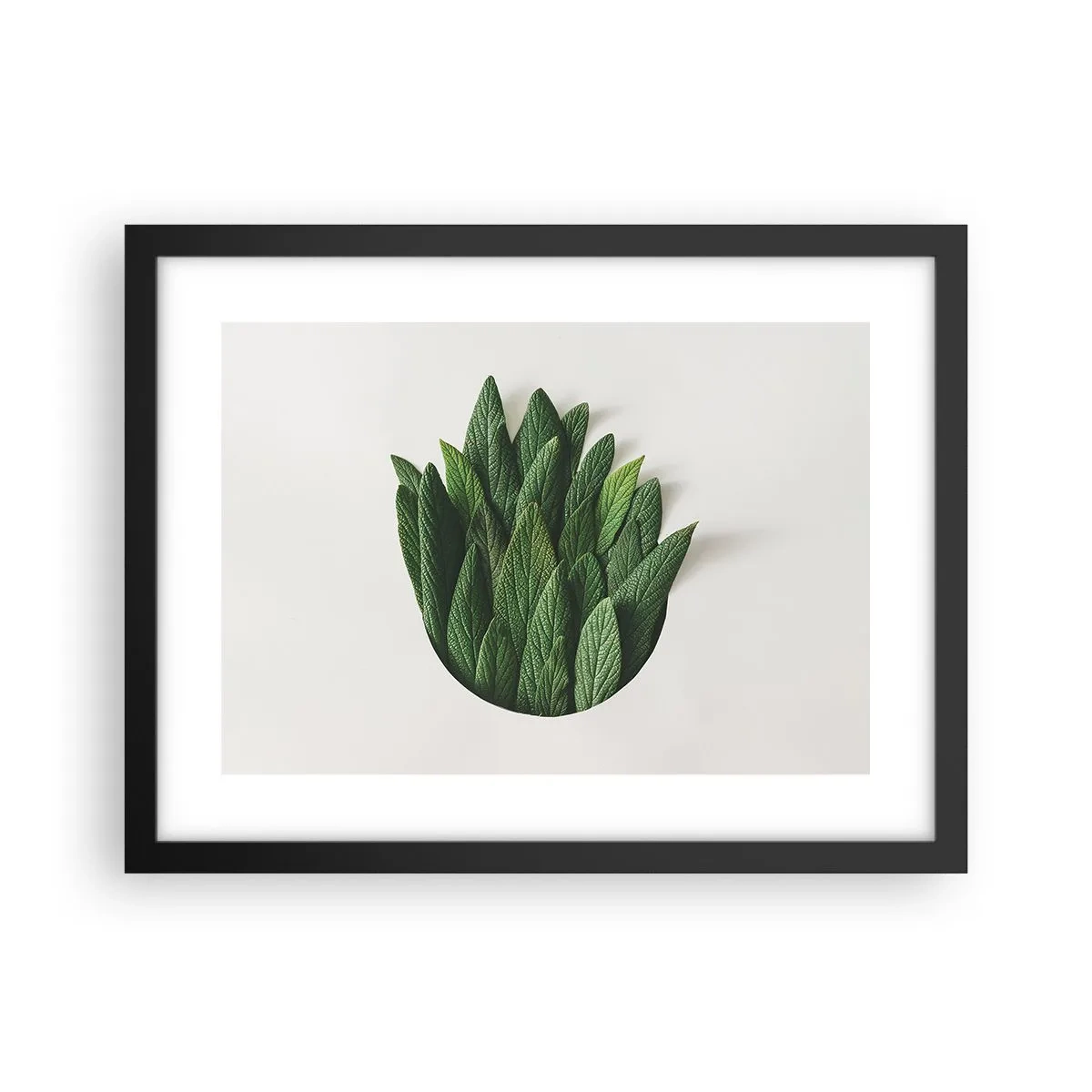 Poster in einem schwarzem Rahmen - Ungebremste Neugier - 40x30 cm