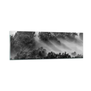 Glasbild - Bild auf glas - Aufstehend aus dem Schlaf - 90x30 cm