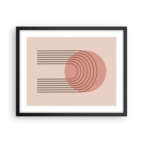 Poster in einem schwarzem Rahmen - Unwiderstehliche Anziehungskraft - 50x40 cm