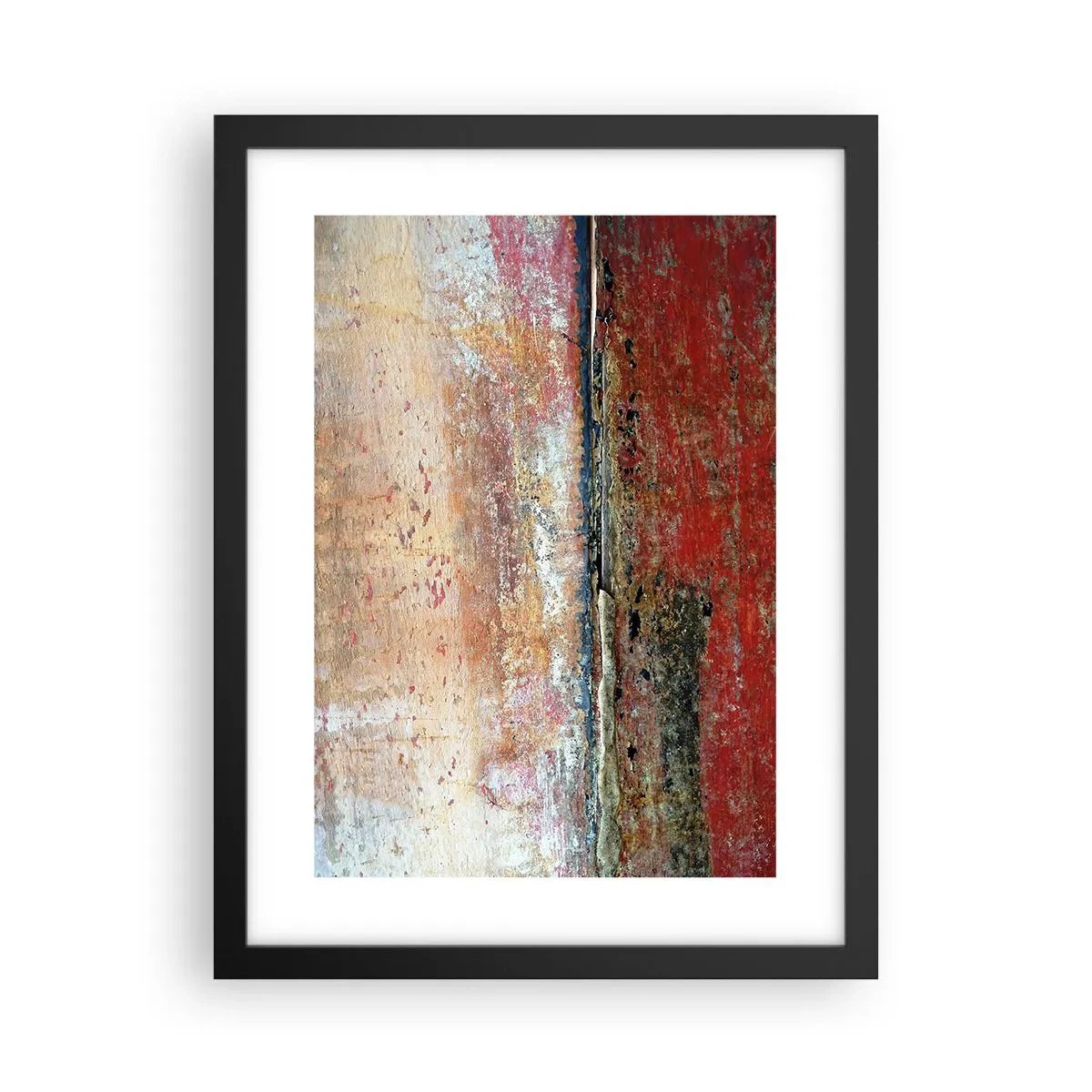 Poster in einem schwarzem Rahmen - Vielleicht liegt es am Meer - 30x40 cm