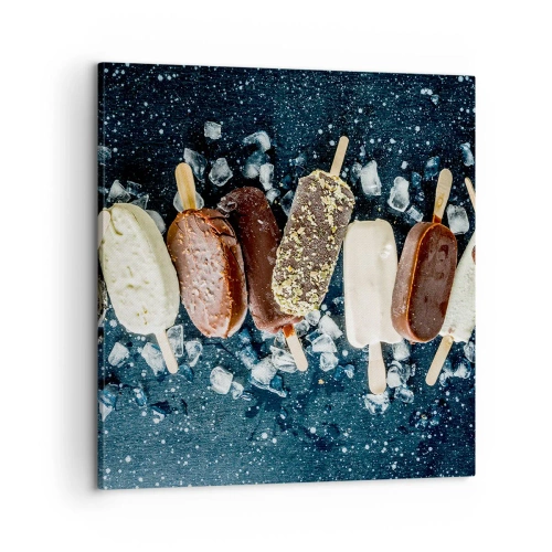 Bild auf Leinwand - Leinwandbild - Geschmack des heißen Sommers - 60x60 cm