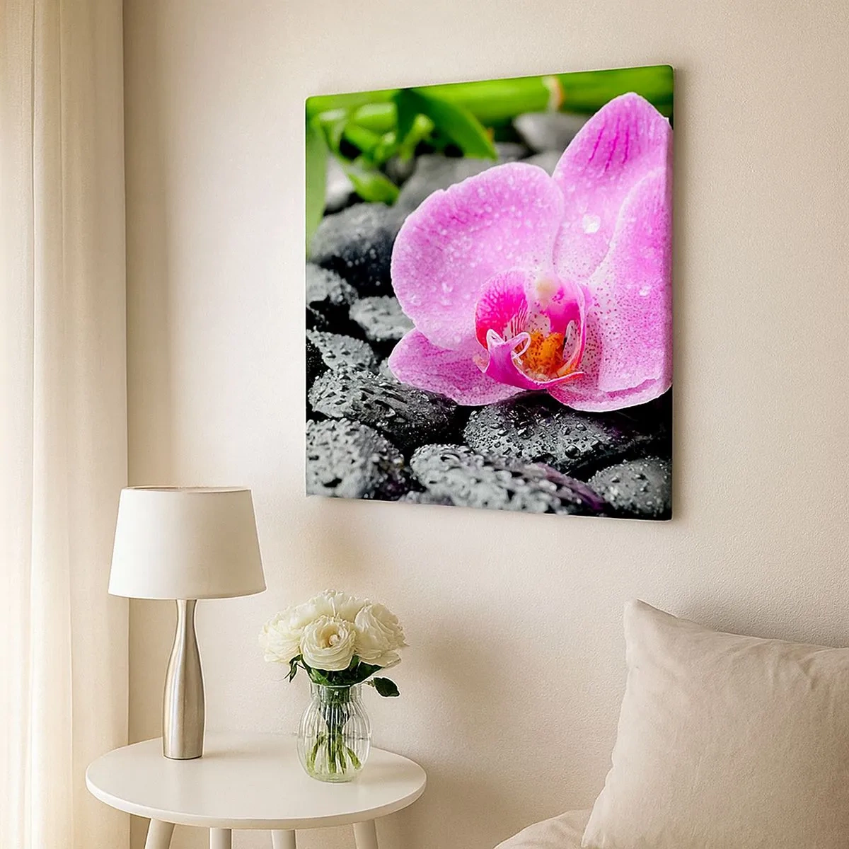 Bild auf Leinwand - Leinwandbild - Wie ein offenes Herz - 30x30 cm