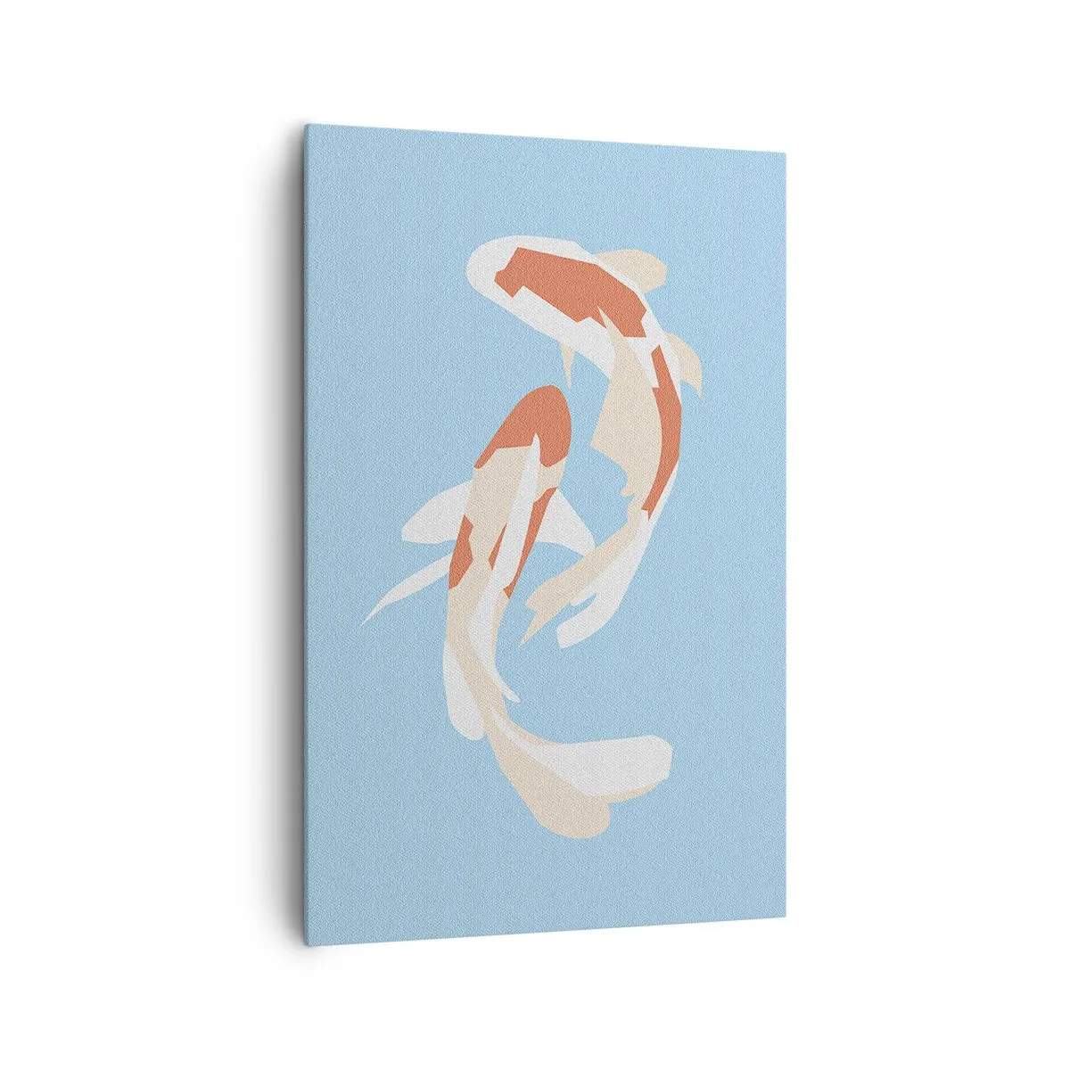 Bild auf Leinwand - Leinwandbild - Spontanes Synchronschwimmen - 80x120 cm