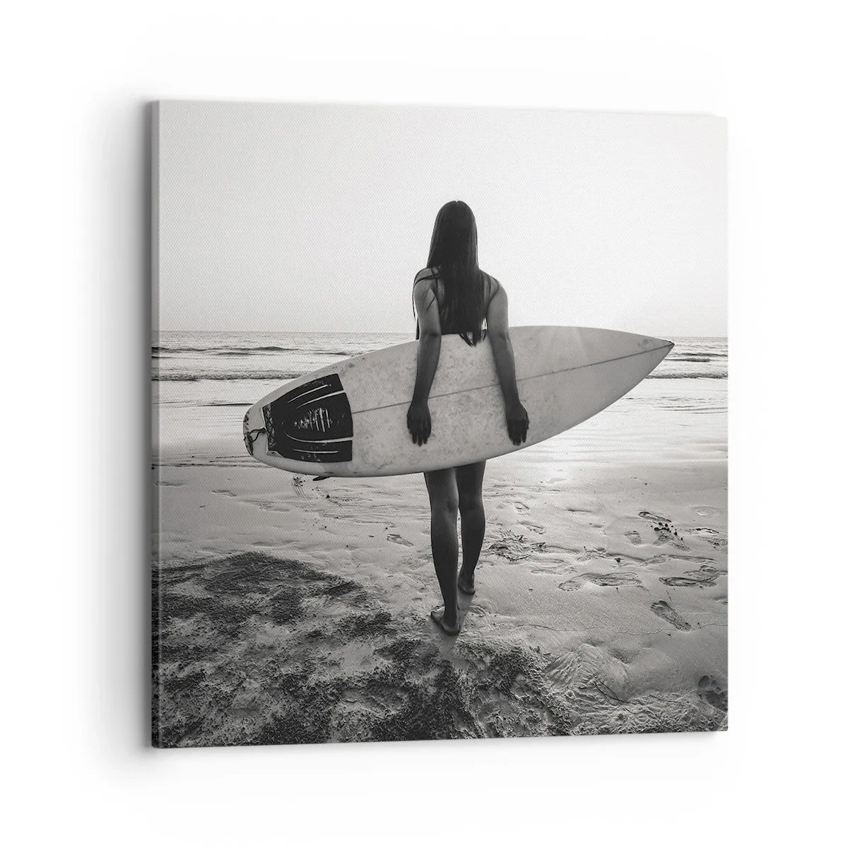Bild auf Leinwand - Leinwandbild - Die Tochter der Meereswelle - 70x70 cm