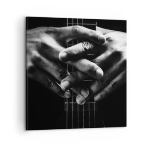 Bild auf Leinwand - Leinwandbild - Gebet des Künstlers - 60x60 cm