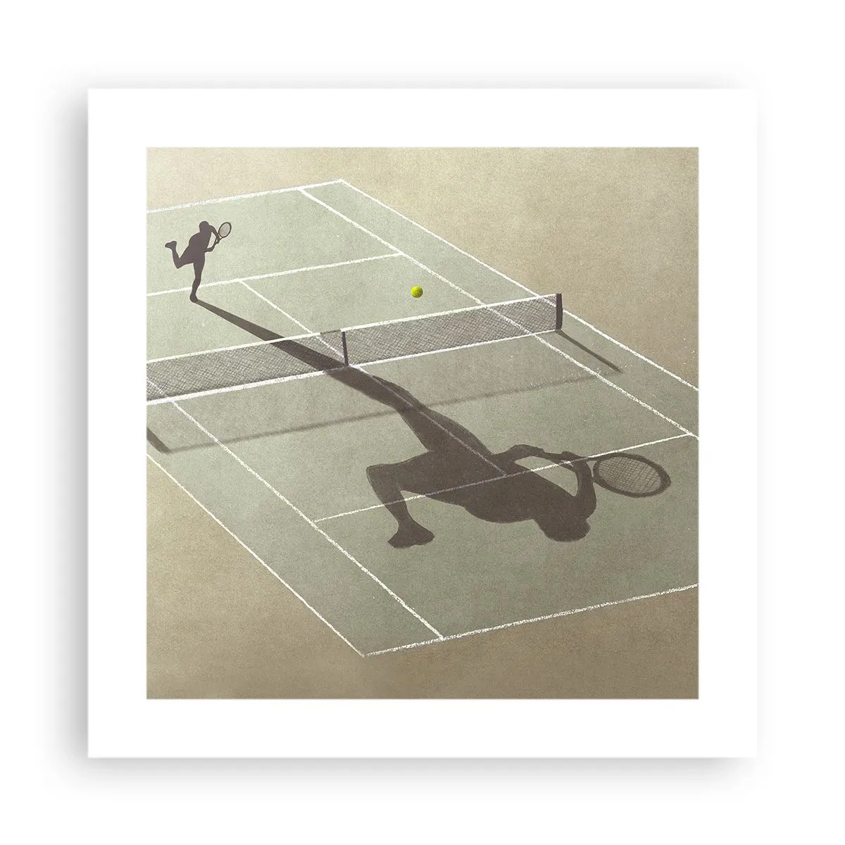 Poster - Überwinde dich selbst - 40x40 cm