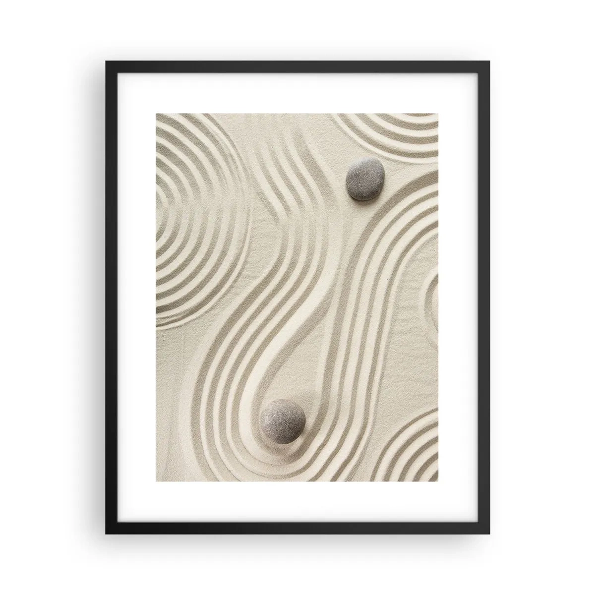 Poster in einem schwarzem Rahmen - Ein Hauch von Wärme - 40x50 cm