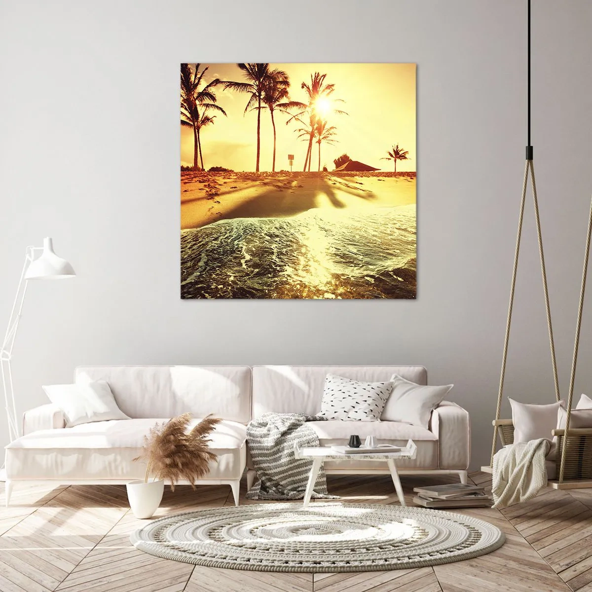 Bild auf Leinwand - Leinwandbild - Kalifornien am Nachmittag - 60x60 cm