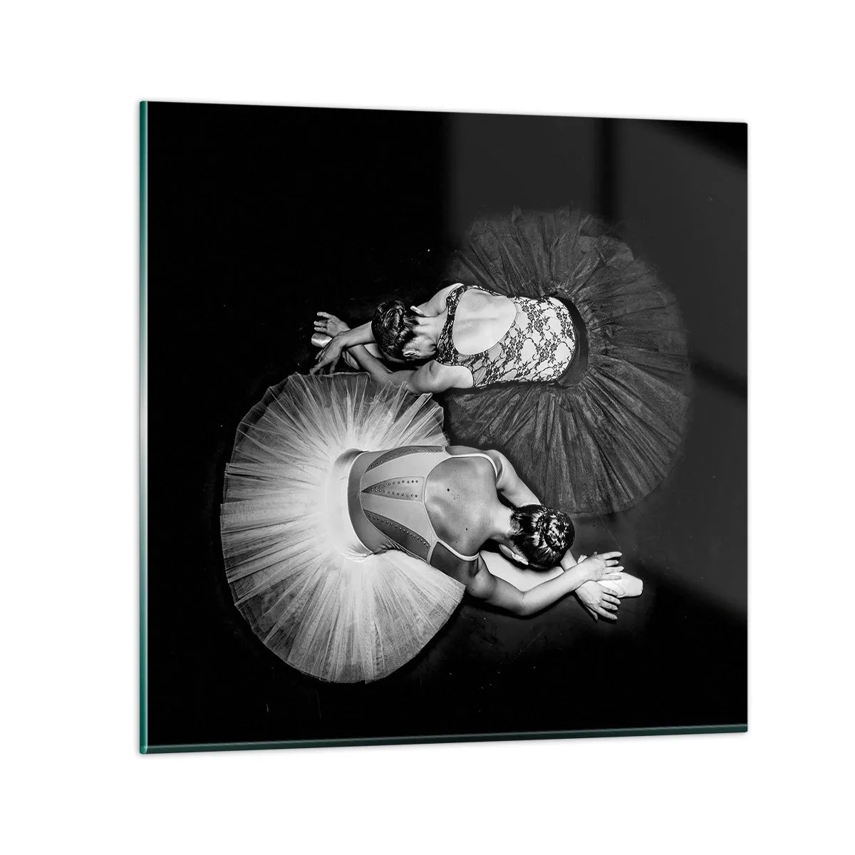 Glasbild - Bild auf glas - Jin und Jang – perfekte Balance - 30x30 cm