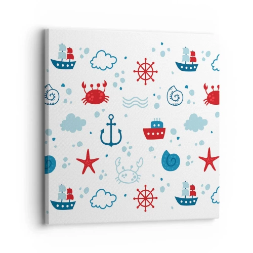 Bild auf Leinwand - Leinwandbild - Märchen vom Meer - 30x30 cm
