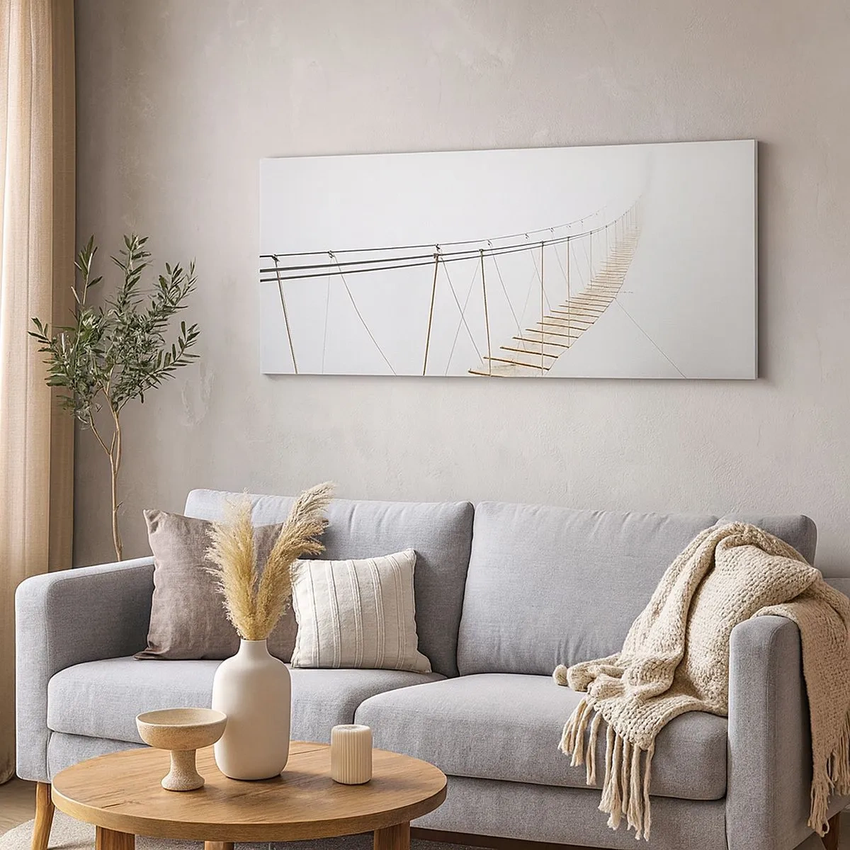 Bild auf Leinwand - Leinwandbild - Wohin wird es dich führen? - 100x40 cm