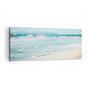 Bild auf Leinwand - Leinwandbild - Hitze und Lärm - 100x40 cm