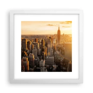 Poster in einem weißen Rahmen - In der Sonne wachsen - 30x30 cm