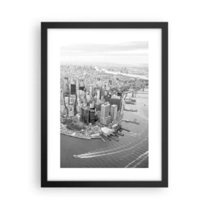 Poster in einem schwarzem Rahmen - Und wie kann es man nicht lieben? - 30x40 cm